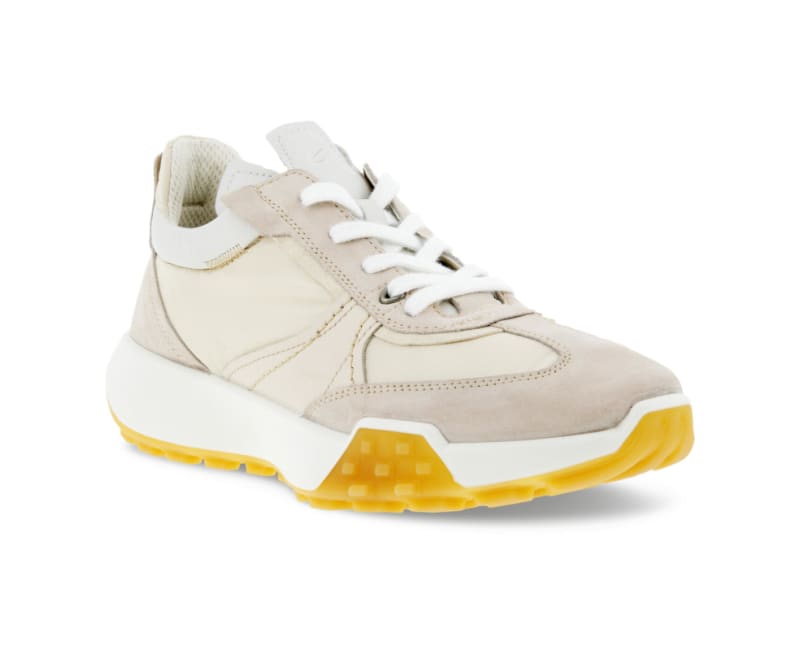 politicus Mortal geeuwen Ecco Women's Retro Sneaker - Limestone/white - 9-9.5