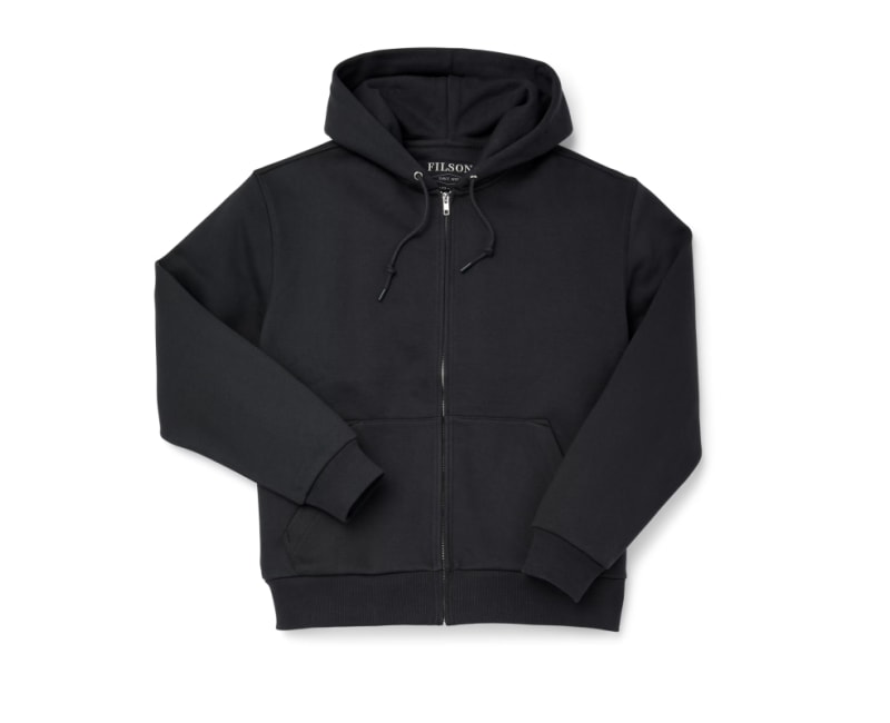 Fleece Full-Zip Hoodie Faded Black