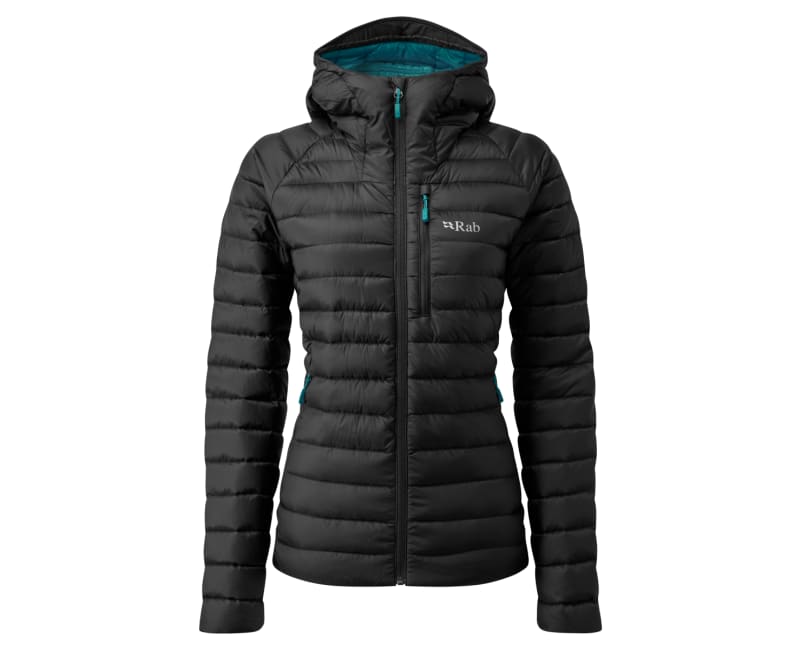 Rab Women's Microlight Alpine Jacket - Black - US XL / UK Size 16