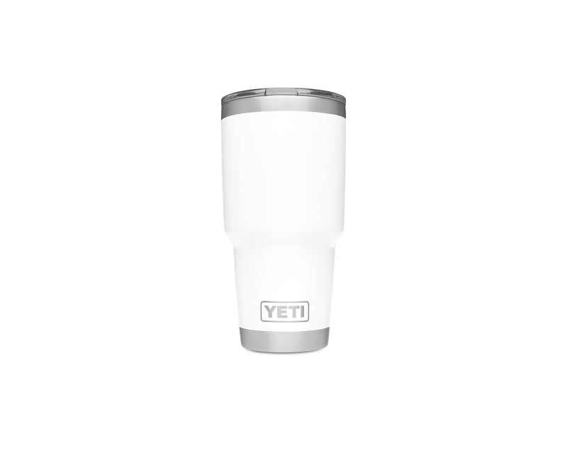 YETI Rambler 30oz Tumbler W/Magslider - White