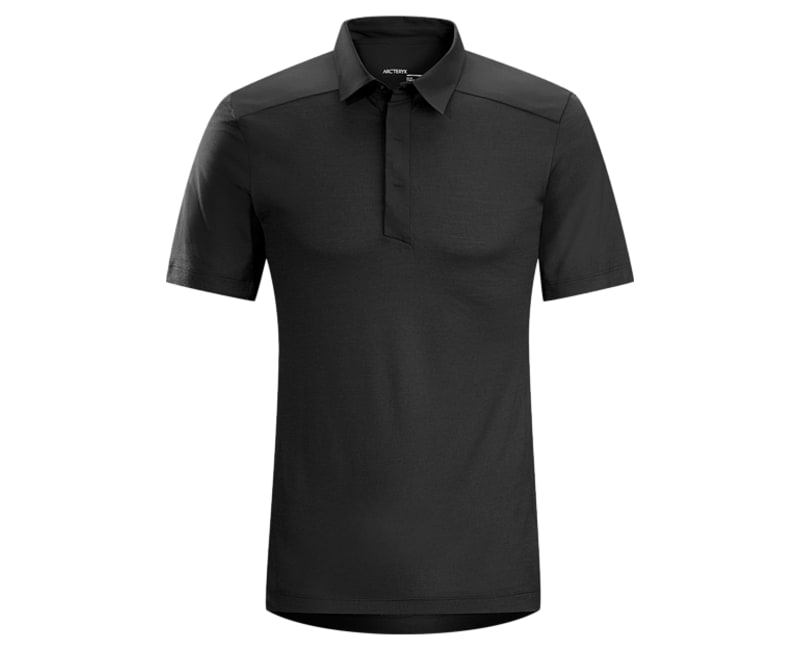 Arc'Teryx A2B Polo Shirt SS Men's Black - S Arc'Teryx A2B Polo Shirt SS Men's Black - S