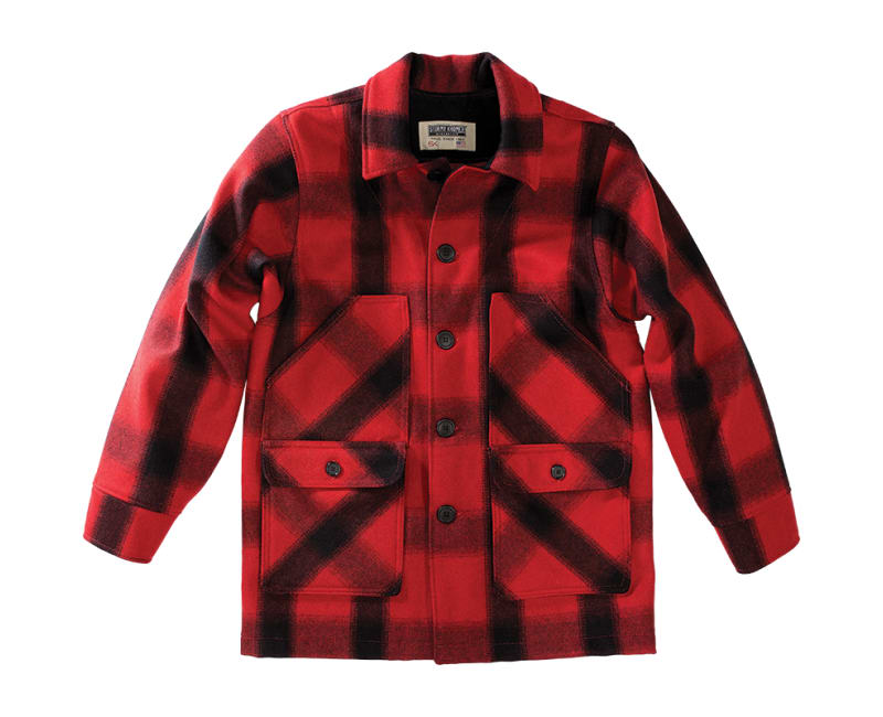 Stormy Kromer Men's The Mackinaw Coat - Red/black Plaid - 3XL