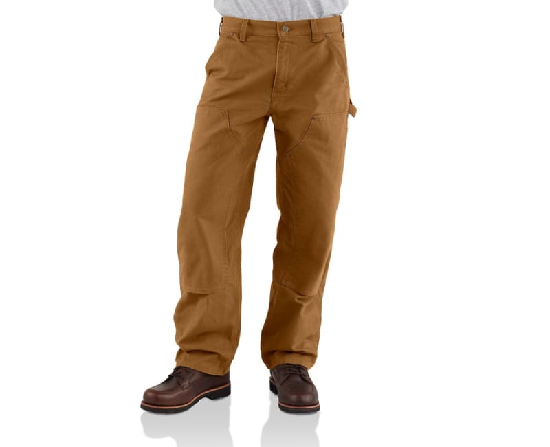 Carhartt Loose-Fit Washed Duck Utility Work Pants for Men