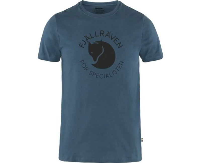 Fjallraven Men's Fjallraven Fox T-shirt - Indigo Blue - Medium