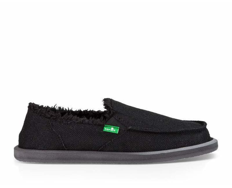 Sanuk Women's Donna Hemp Chill - Black - 7