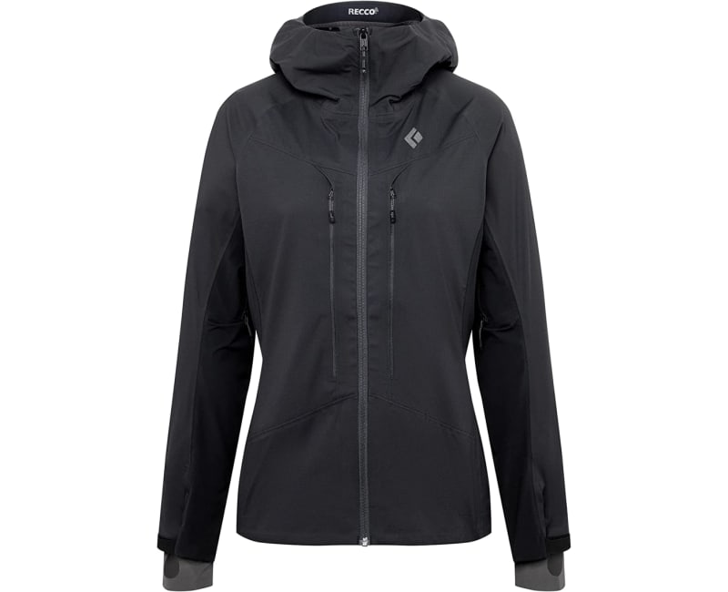 Black Diamond Women's Dawn Patrol Hybrid Shell Black Extra Small