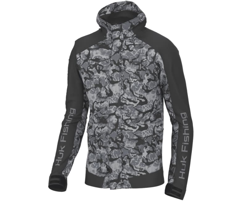 Huk Men's Tournament Jacket Inside Reef - Volcanic Ash - XL