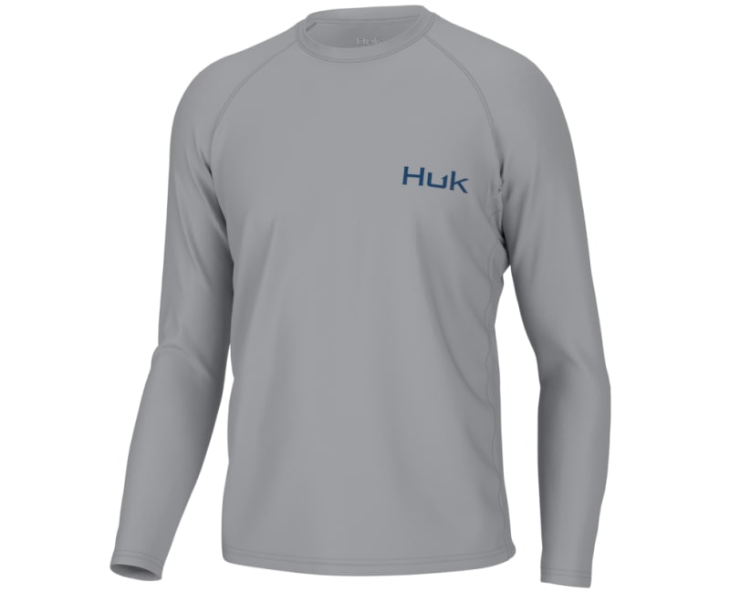 Huk Men's Kc Flag Fish Pursuit - Harbor Mist - XL