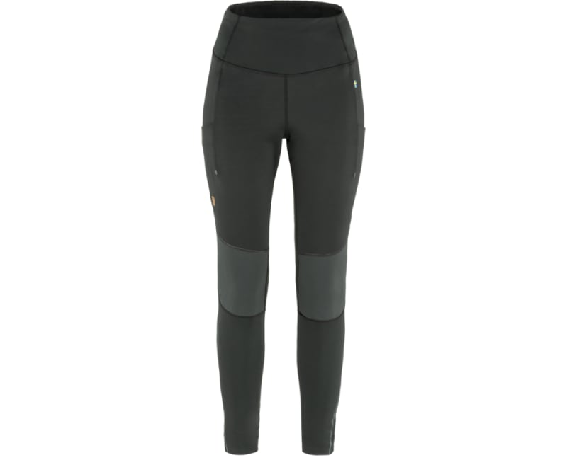 Fjallraven Abisko Varm Trekking Tights - Black-iron Grey - XS