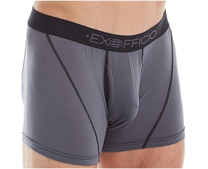 ExOfficio Men's Give-n-Go Sport Mesh 2.0 Boxer Brief 3, Steel