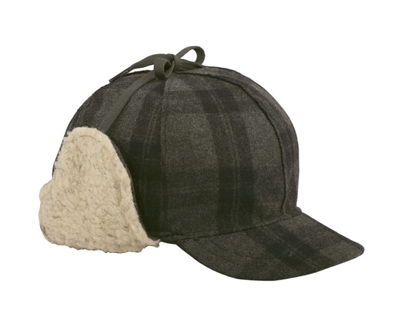 Stormy Kromer Adjustable Curveball Cap in Shadow Plaid main image 0