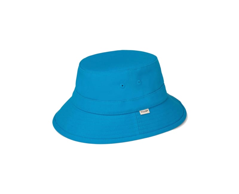 Tilley Kid's Mini Bucket Hat Bright Blue Large