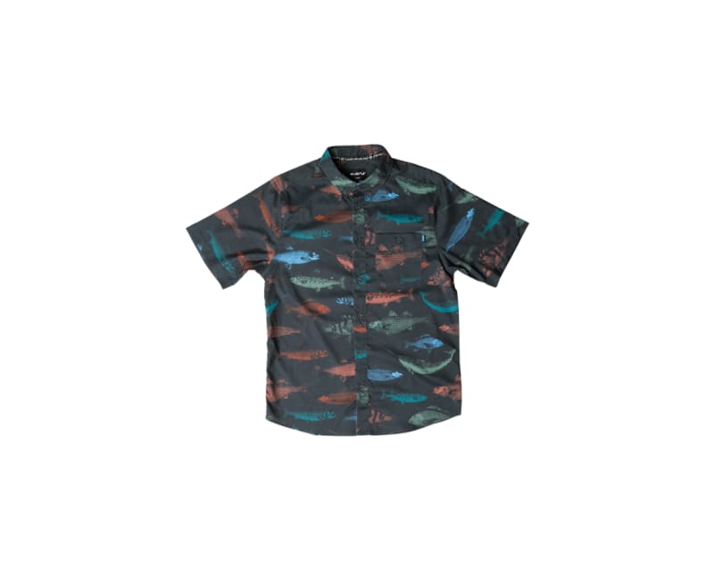 Kavu Men's River Wrangler - Fish Stamp - XL