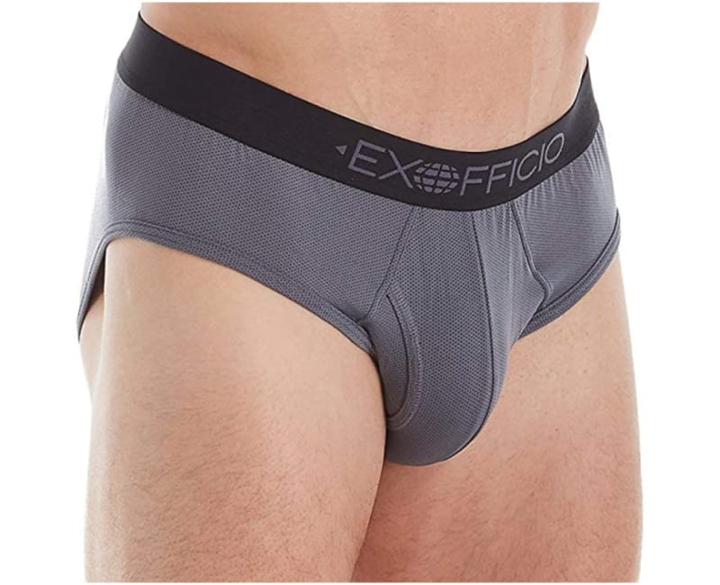 ExOfficio Men's Give-n-go Sport 2.0 Boxer Brief 6 - Steel Onyx