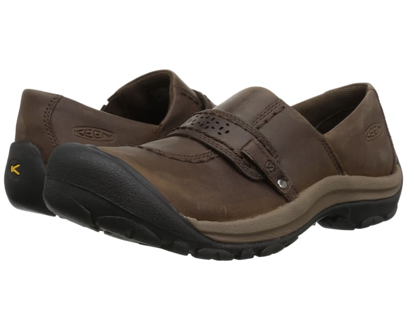 Keen Footwear Women's Kaci Full-Grain Slip-On Cascade Brown - 8