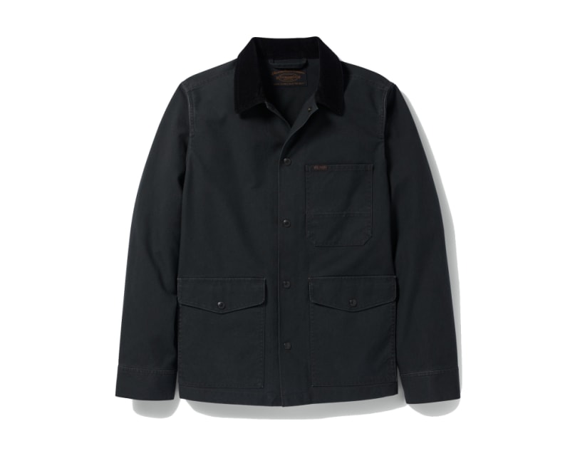 Filson Men's Dry Tin Ranch Jacket - Raven - Small