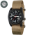 Black dial / Black case- #365 Bertucci Khaki nylon band