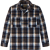 Brown/Light Blue Multi Plaid