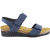 Navy Velvet Nubuck/Ink Leather