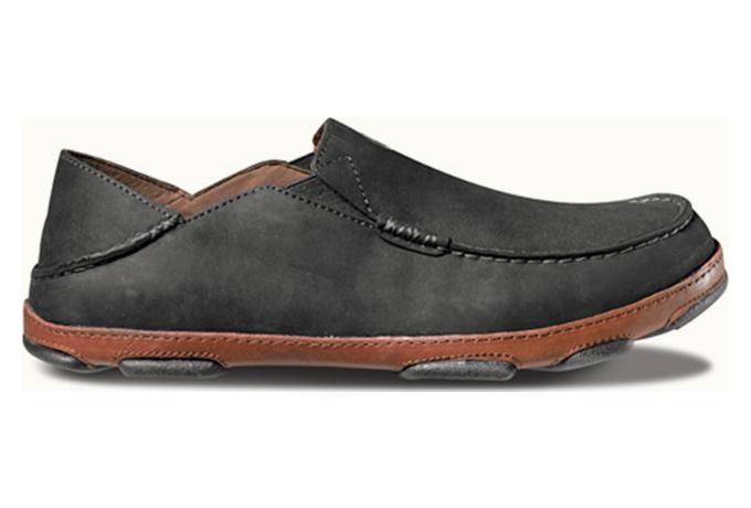 Olukai Men's Moloa Shoe Storm Grey/Dk Wood - 15
