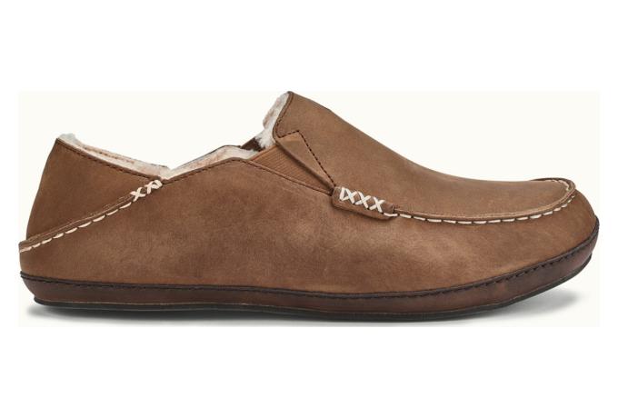 OluKai Men's Moloa Slipper - Black/Black - 15