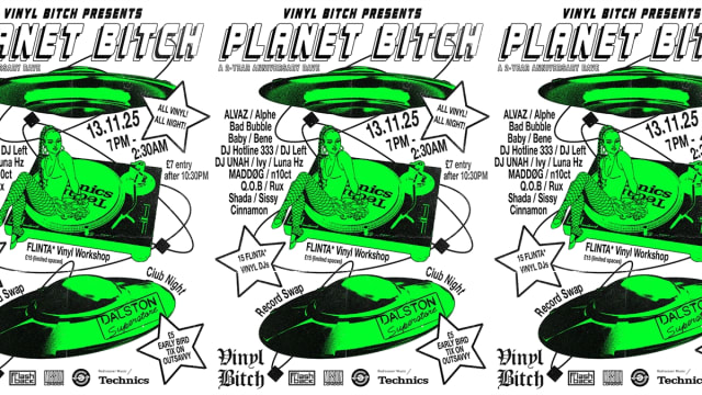 Vinyl B*tch Presents: PLANET B*TCH - 2 Year Anniversary Rave