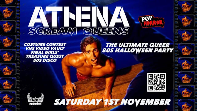 Athena + PopHorror's Scream Queens: The Ultimate Queer 80s Halloween Party