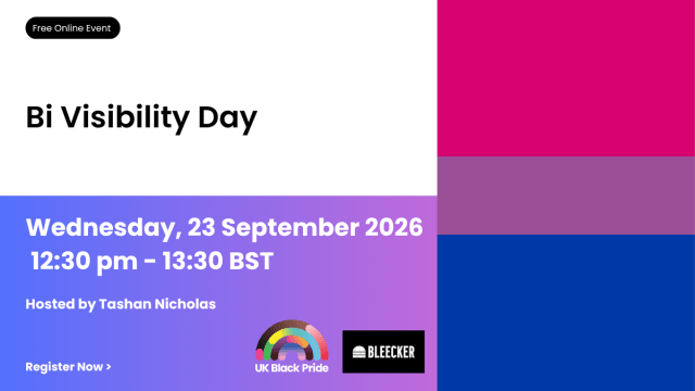 Black and Brown Bi+ Visibility Day Discussion (Online)