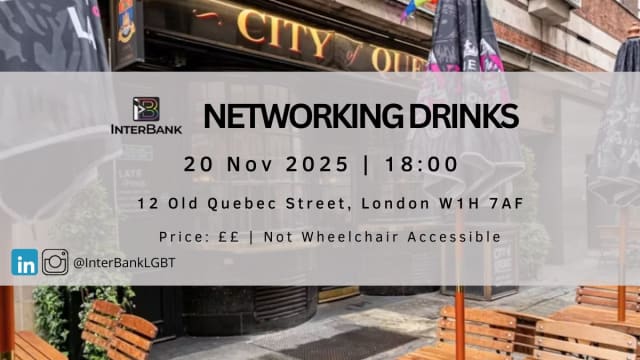 InterBank Networking & Trans Awareness Week event - 20 November 2025