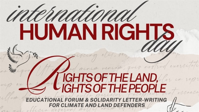 Rights of the Land, Rights of the People: Climate Justice Lessons from the Philippines