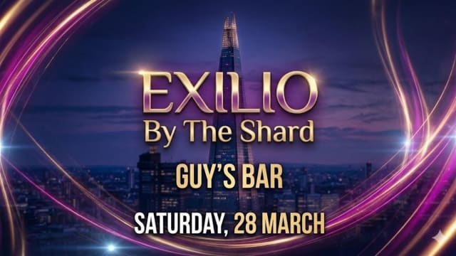 28/03: EXILIO BY THE SHARD - THE HOTTEST LATIN QUEER NIGHT ✨🏙️