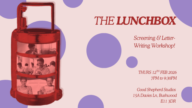 The Lunchbox | Screening & Letter Writing Workshop