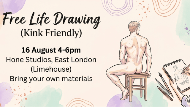 Free In-person Life Drawing (Kink Friendly)