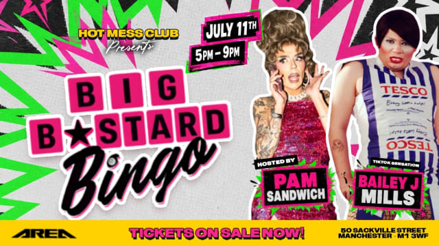 Big Bastard Bingo Bottomless Brunch - Pam Sandwich + BAILEY J MILLS 