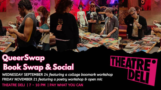 QueerSwap Book Swap & Open Mic Night!