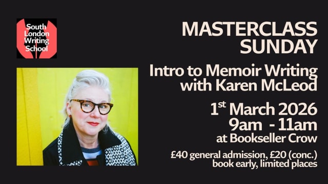 Masterclass Sunday: Memoir writing