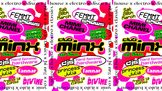 NEW!+CLUB+MINX+-+QUEER+DANCE+PARTY