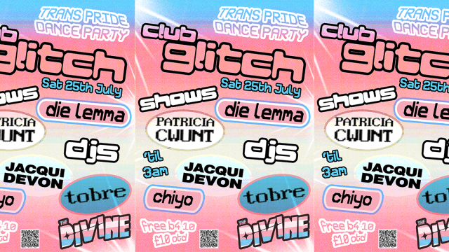 CLUB GLITCH - TRANS PRIDE DANCE PARTY