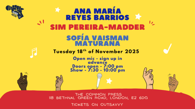 The Common Press Poetry Night Ft Palacio de Poetas