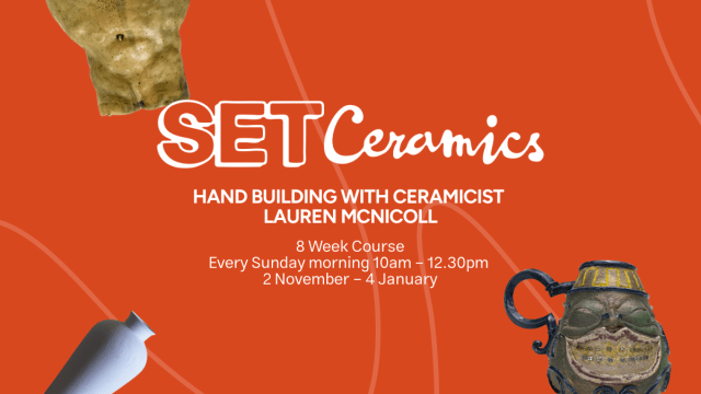 Hand Building 8 week course with Ceramicist Lauren McNicoll
