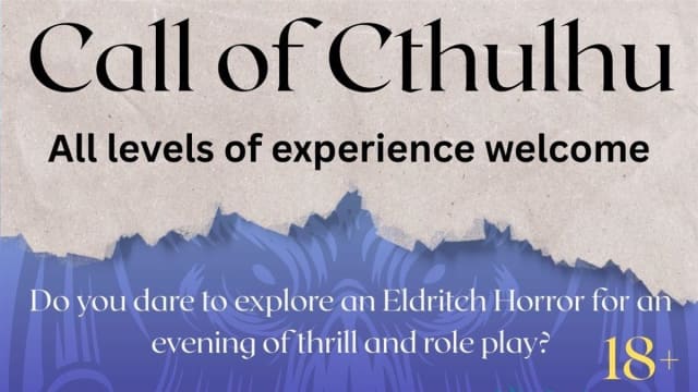 Call+of+Chuthulu%3a+Tabletop+Game+Night