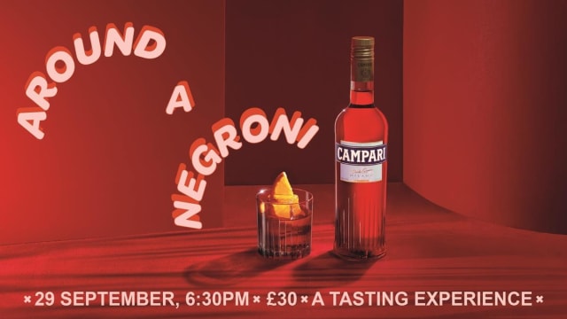 Around a Negroni- A tasting experience,  Negroni week special!