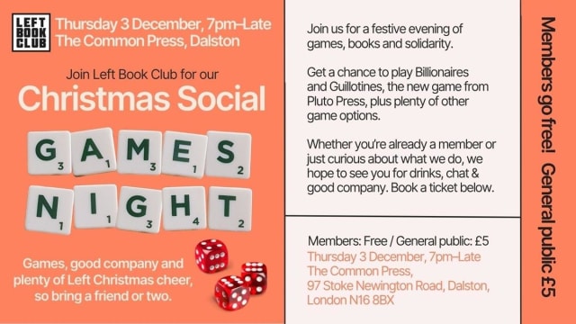 Christmas Social Games Night