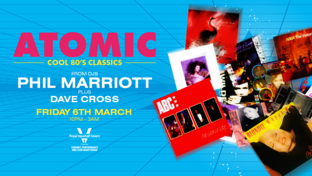 ATOMIC+-+80s+classics+at+The+RVT+