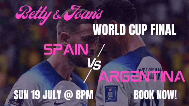 WORLD CUP SCREENING: FINAL (Sun 18 Jul @ 8pm) [FREE]