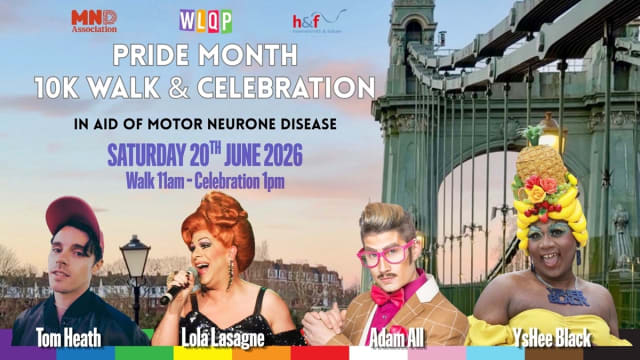 Pride Month 10k Walk & Celebration in aid of MND