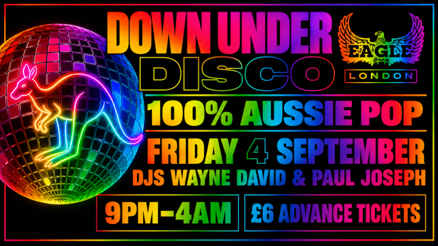 DOWN UNDER DISCO: 100% AUSSIE POP!