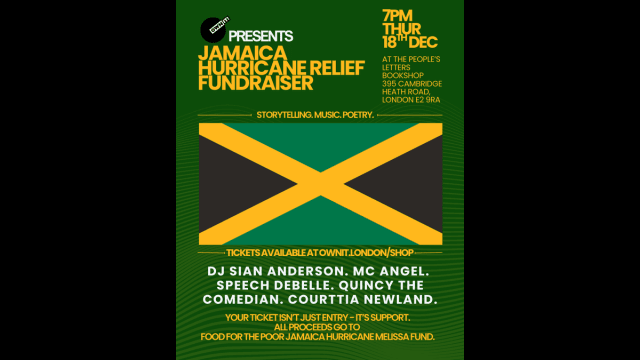 Own It: Jamaica Hurricane Relief Fundraiser 