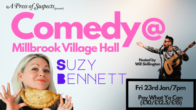 Comedy+%40+Millbrook+Village+Hall%3a+Suzy+Bennett+