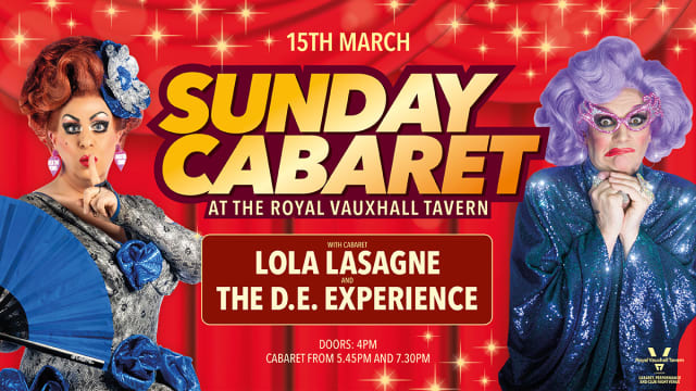 Sunday+Cabaret+with+The+D.E.+Experience+and+Lola+Lasagne
